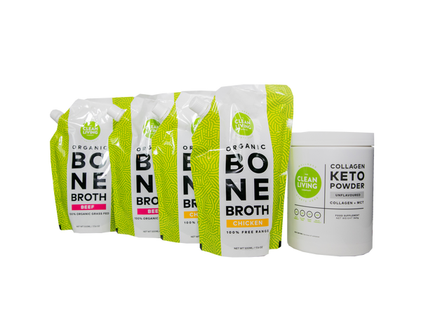 Collagen Keto Powder + One Week of Bone Broth supply
