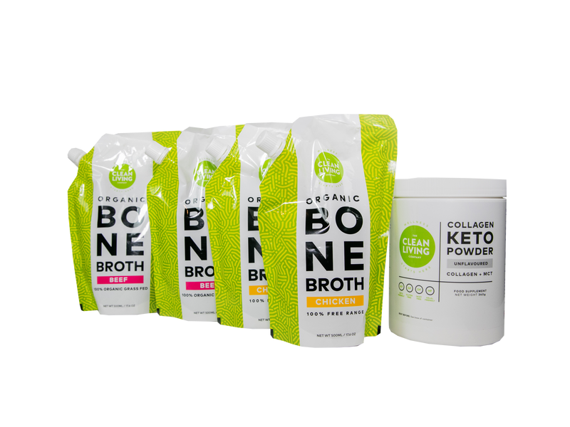 One month supply of Bone Broth +  Collagen Keto Powder