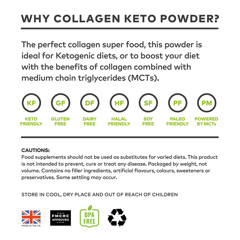 Collagen Keto Powder (Chocolate Flavour) 340g