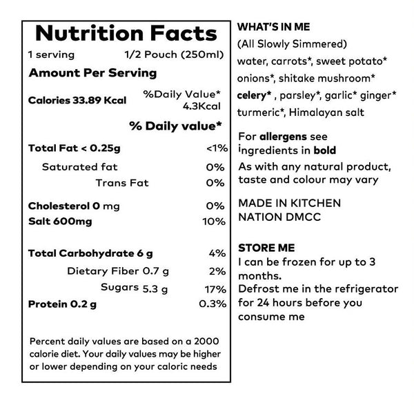 Vegan Broth - 1 Week Supply